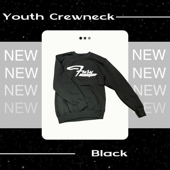 Youth Black Crewneck