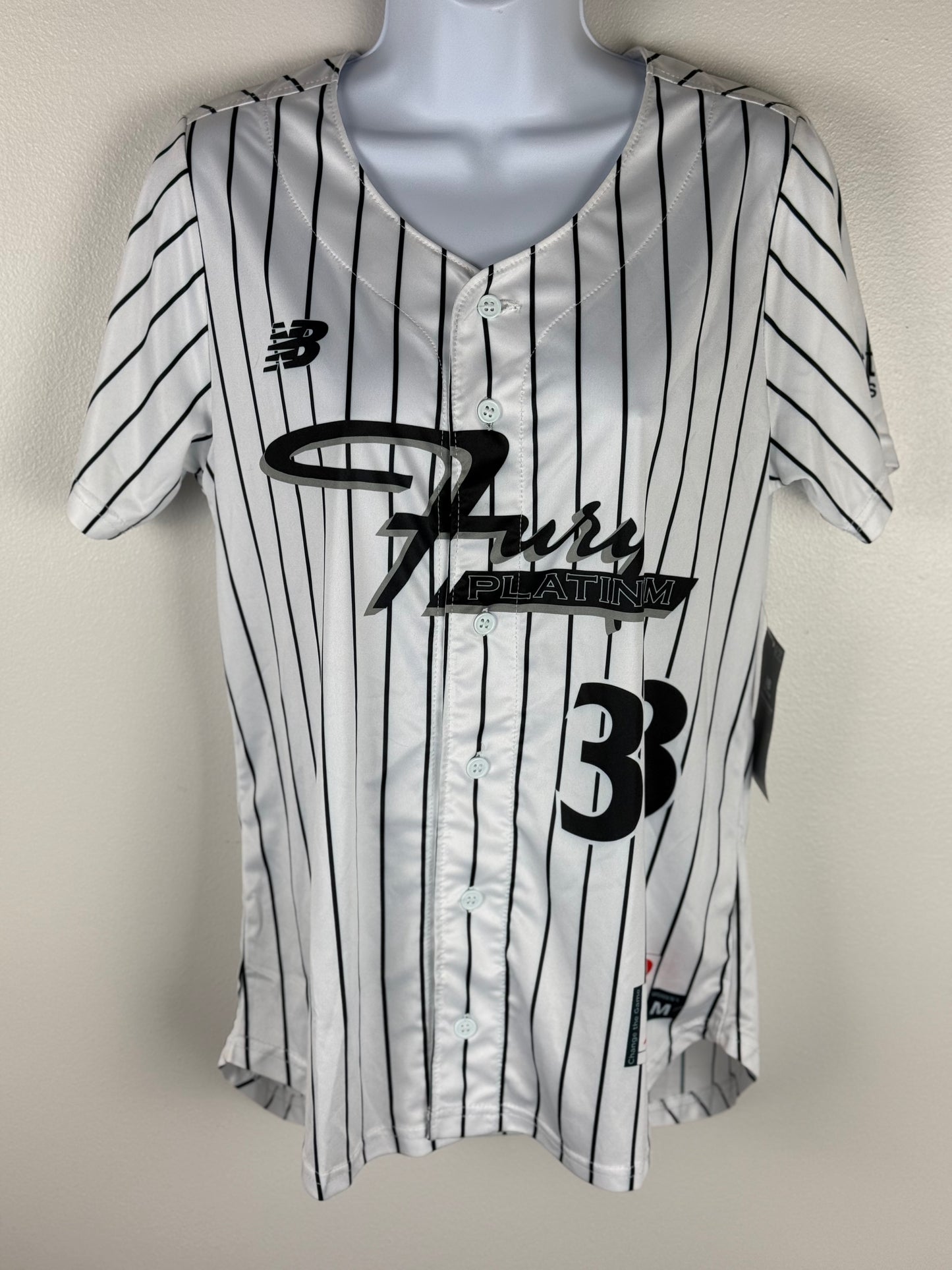 White Pinstripe Jerseys (New Balance)