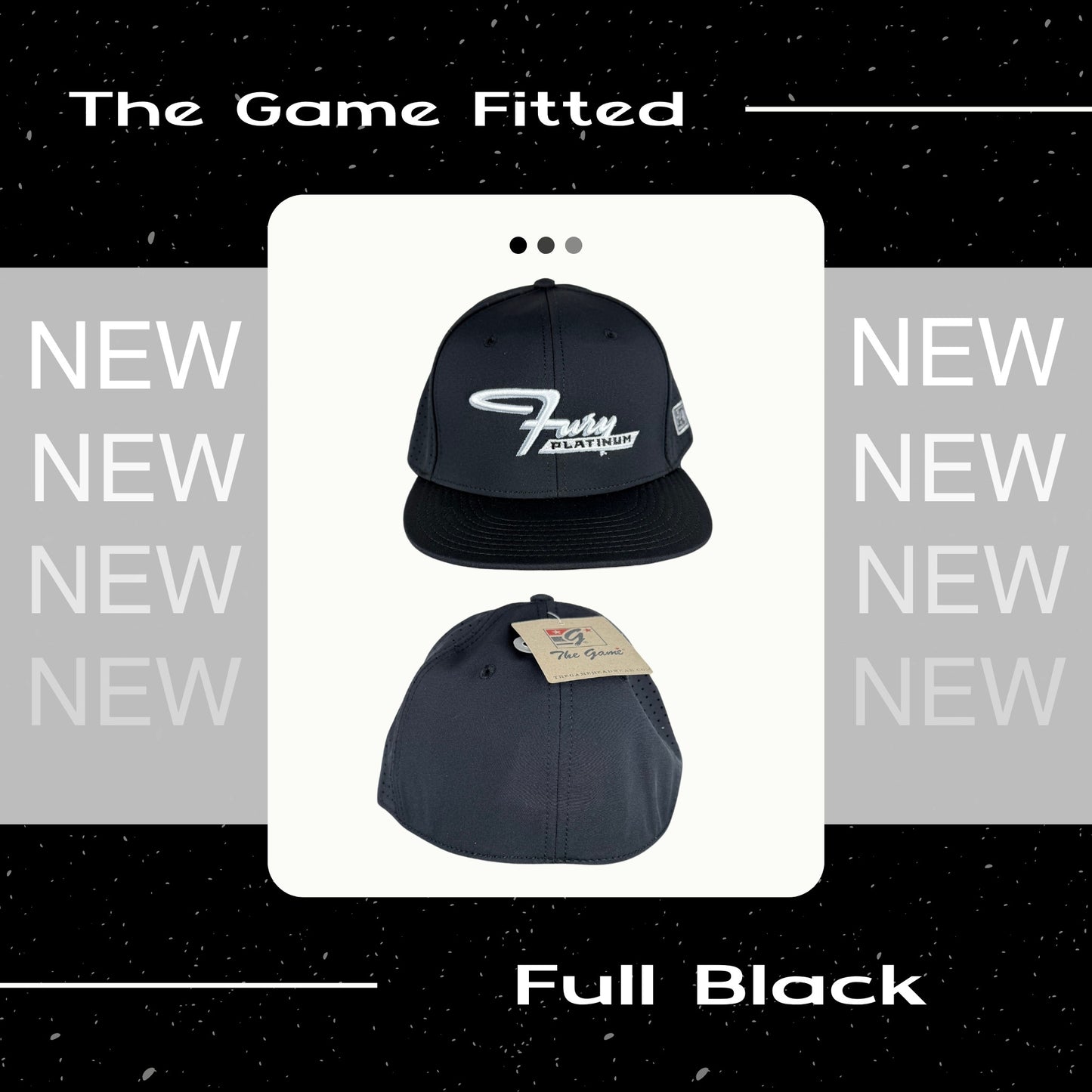 The Game Fitted Black Hat